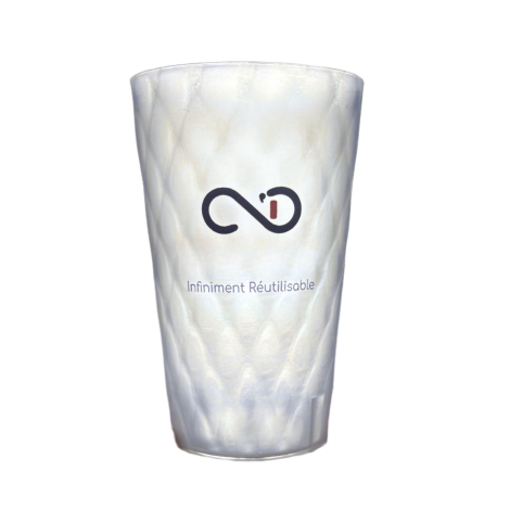 Gobelet publicitaire personnalisable 30 cl version losange
