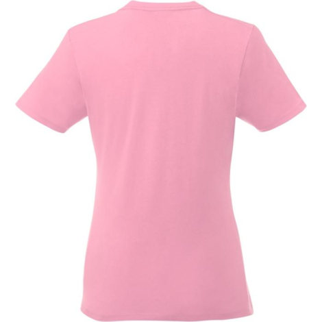 Vue arrière du t-shirt Heros femme rose clair avec encolure ronde
