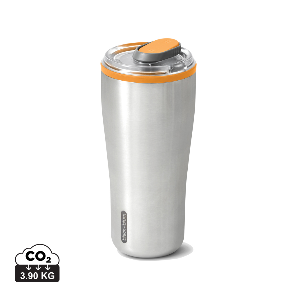 Mug de voyage isotherme publicitaire 600ml Black+Blum Orange