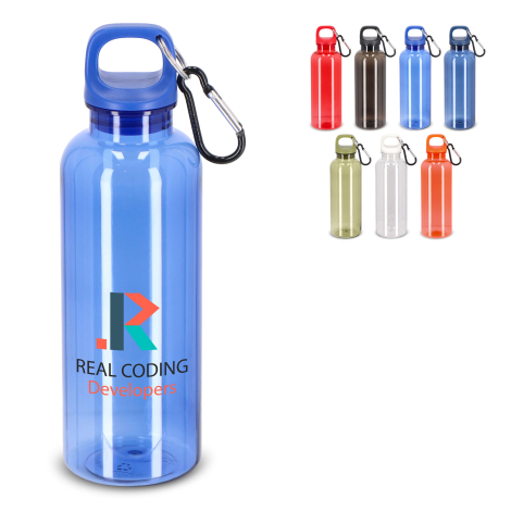 Bouteille publicitaire R-PET 500 ml à mousqueton Noa