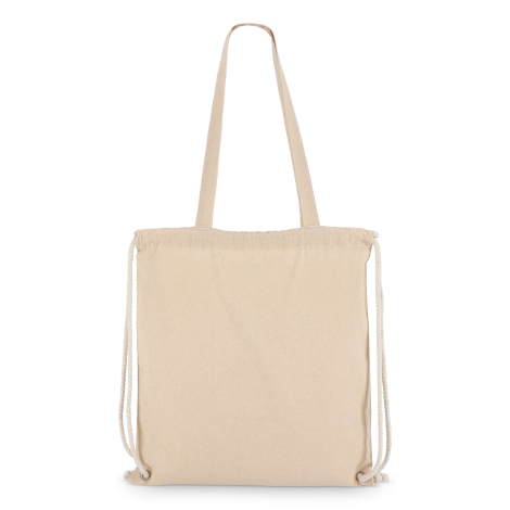Sac à plat sans marquage, poignées et cordons regroupés