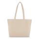 Tote bag promotionnel vu de dos, coloris naturel, sans marquage visible