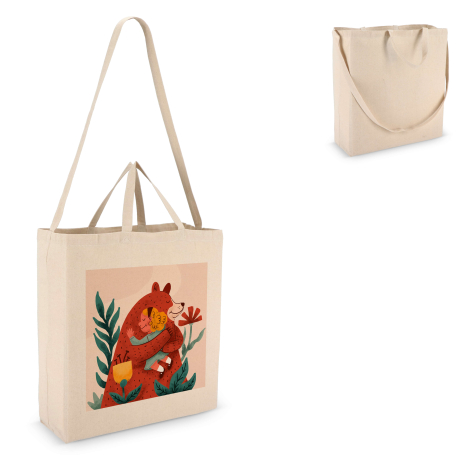 Sac personnalisé coton poignées longues et courtes 220g
