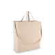 Sac personnalisé vu de dos, posé debout sans marquage visible