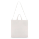 Sac en coton naturel avec poignées longues et courtes, vu de dos sans marquage visible