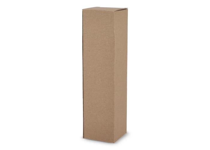 Étui carton personnalisable grande bouteille Boîtes-cadeaux Marron