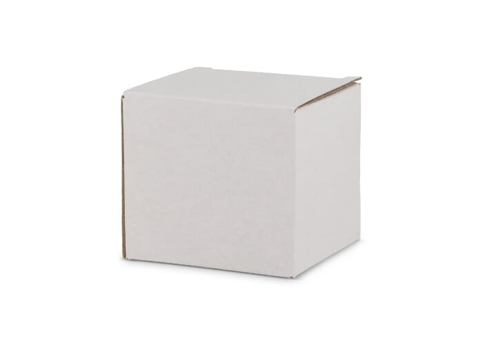 Boîte carton à personnaliser pour mug Coffret cadeau Blanc