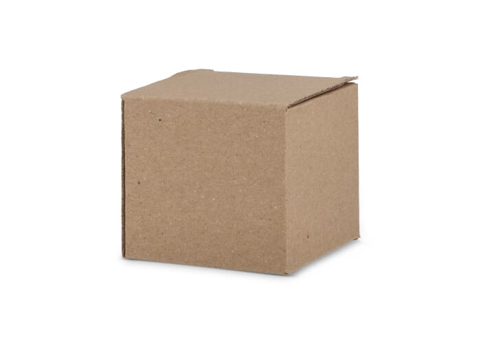 Boîte carton à personnaliser pour mug Coffret cadeau Marron