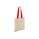 Sac personnalisable anses colorées coton 140g