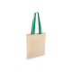 Sac personnalisable anses colorées coton 140g