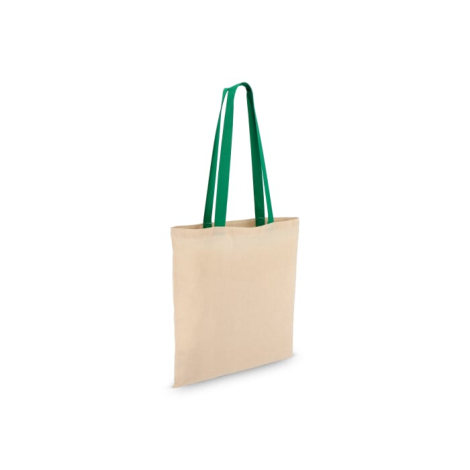 Sac personnalisable anses colorées coton 140g