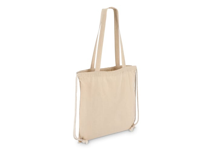 Sac coton 140g personnalisé à cordon coulissant Ecru