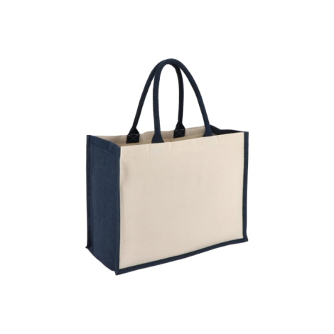 Sac publicitaire jute et coton coloré