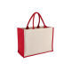 Sac publicitaire jute et coton coloré