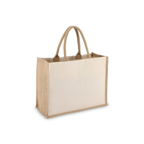 Sac cabas à personnaliser en jute et coton 320g