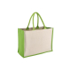 Sac publicitaire jute et coton coloré