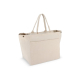 Sac à personnaliser coton zippé avec poche extérieure 320g
