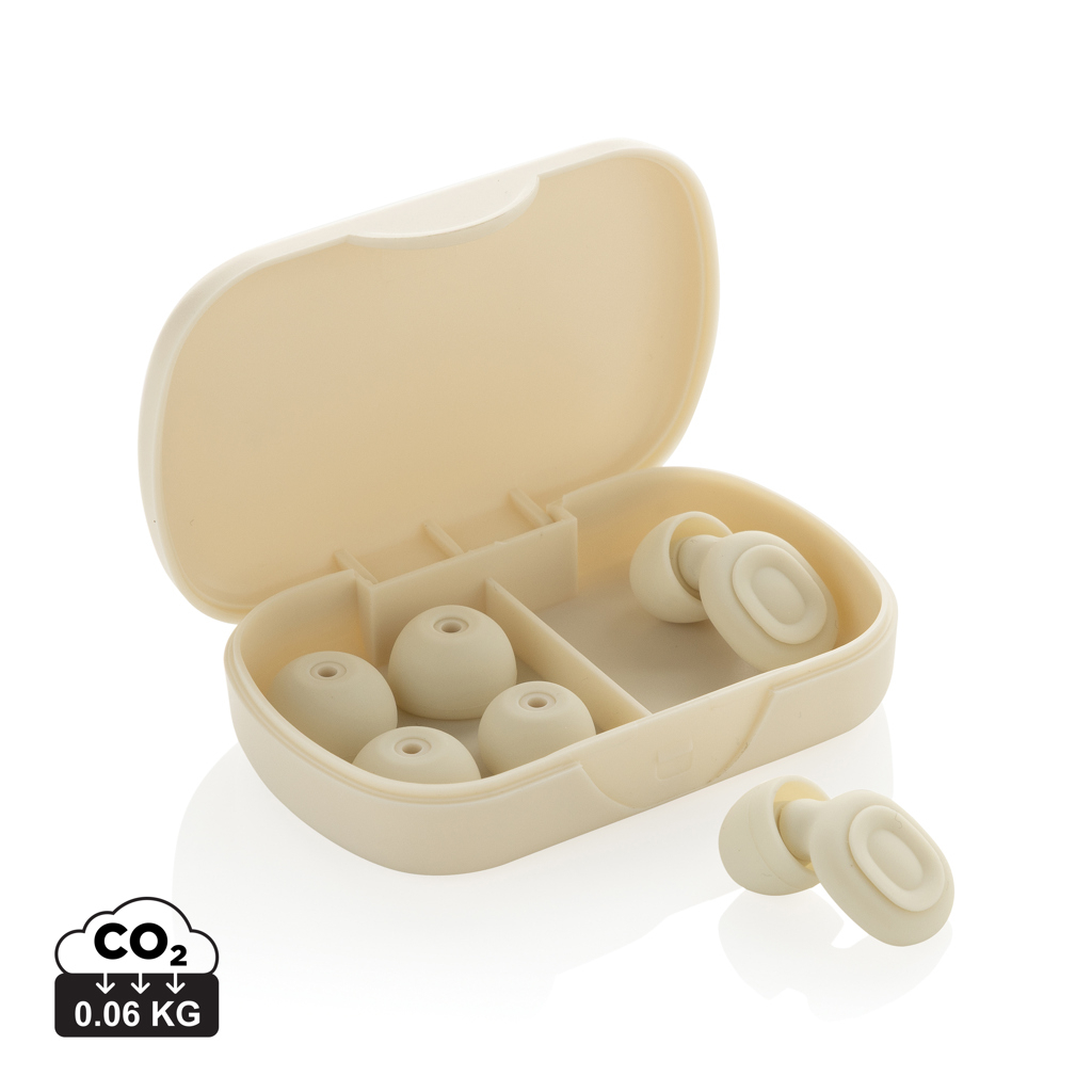 Bouchons d’oreille personnalisés anti-bruit Sereva Beige
