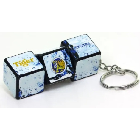Porte-clés publicitaire Rubik’s® Block personnalisable