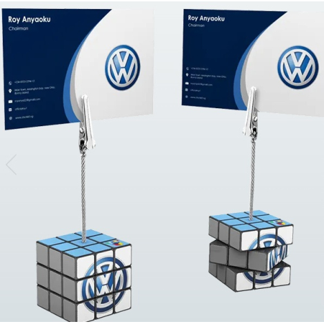 Porte-clip publicitaire Rubik’s® personnalisable 3x3