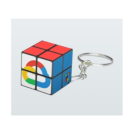 Porte-clés publicitaire Rubik’s® 2x2 personnalisable