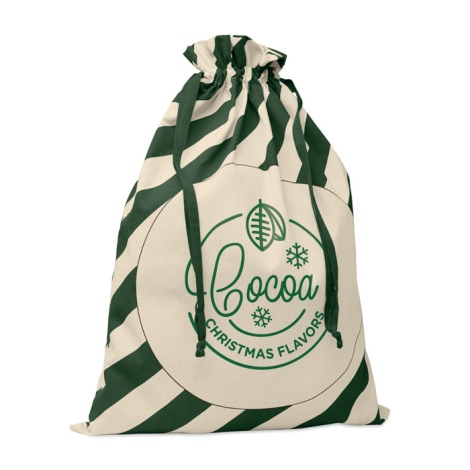Grand sac coton Père Noël personnalisable Laukku