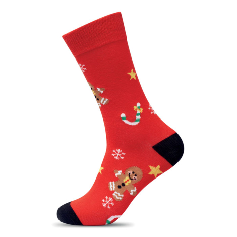 Paire de chaussettes de Noël personnalisée L Soc Large