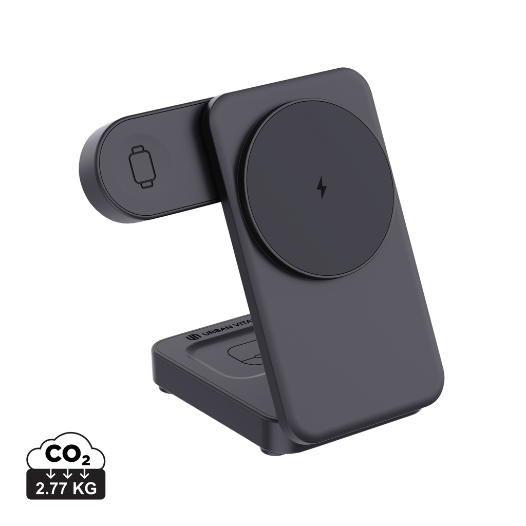 Chargeur 3 en 1 promotionnel RCS Urban Vitamin Arcadia Noir