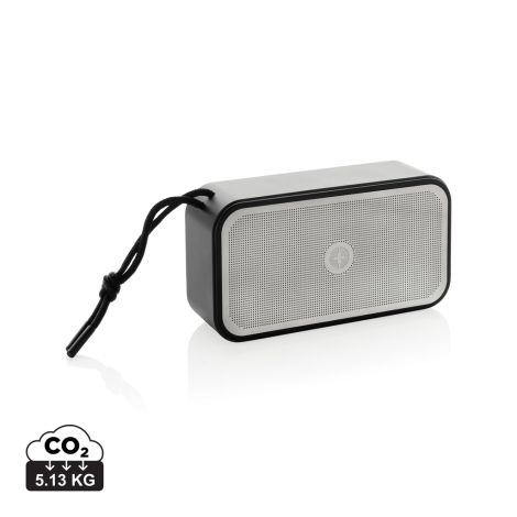 Enceinte personnalisée 10W aluminium recyclé RCS Swiss Peak