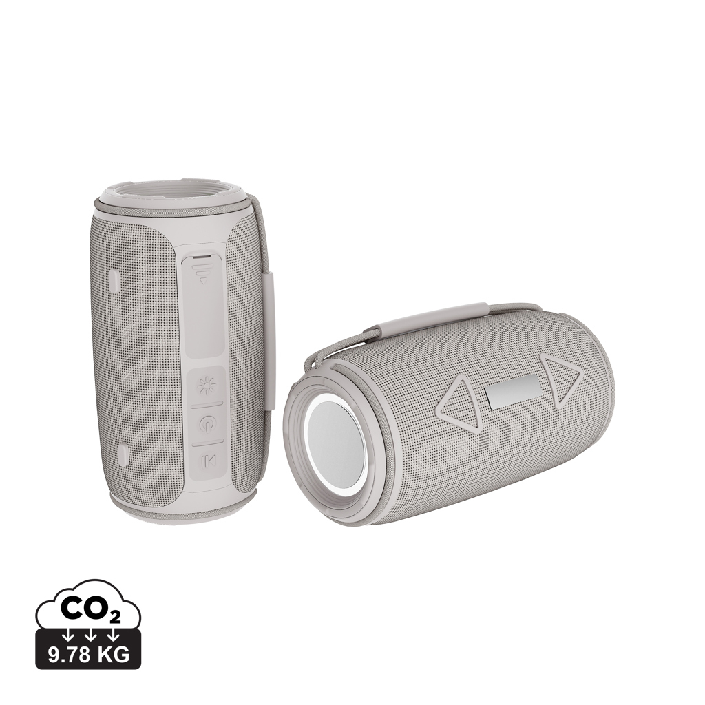 Enceinte personnalisable 16W étanche IPX4 RCS Prisma Gris