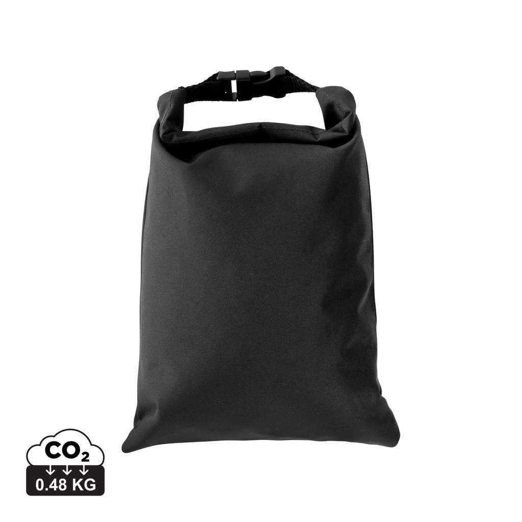 Sac à lunch à personnaliser pliable rPET AWARE Snackstrap Noir