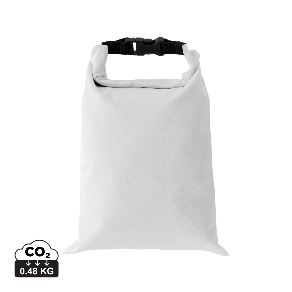 Sac à lunch à personnaliser pliable rPET AWARE Snackstrap Blanc