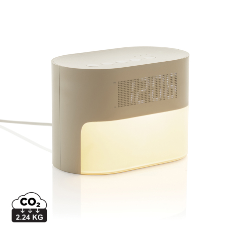 Réveil promotionnel bruit blanc RCS LumaRise