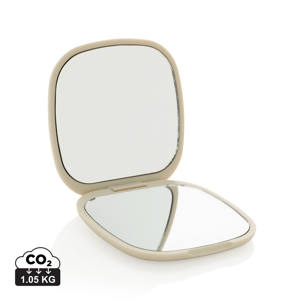 Miroir de poche publicitaire RCS Reflecta Beige
