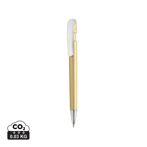 Stylo personnalisé à clip métal recyclé GRS Glid