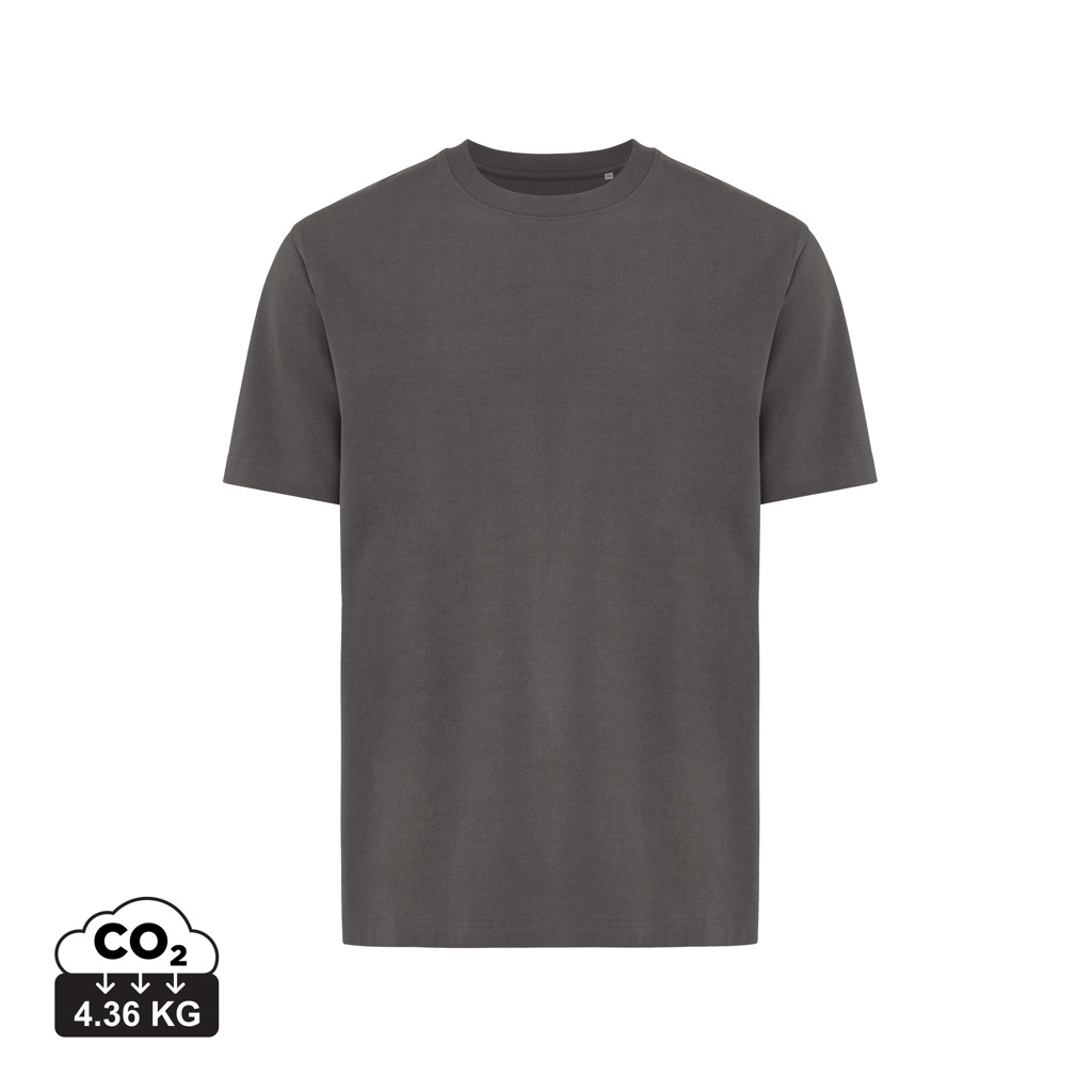 T-shirt publicitaire unisexe 220g recyclé IQONIQ Nikko anthracite