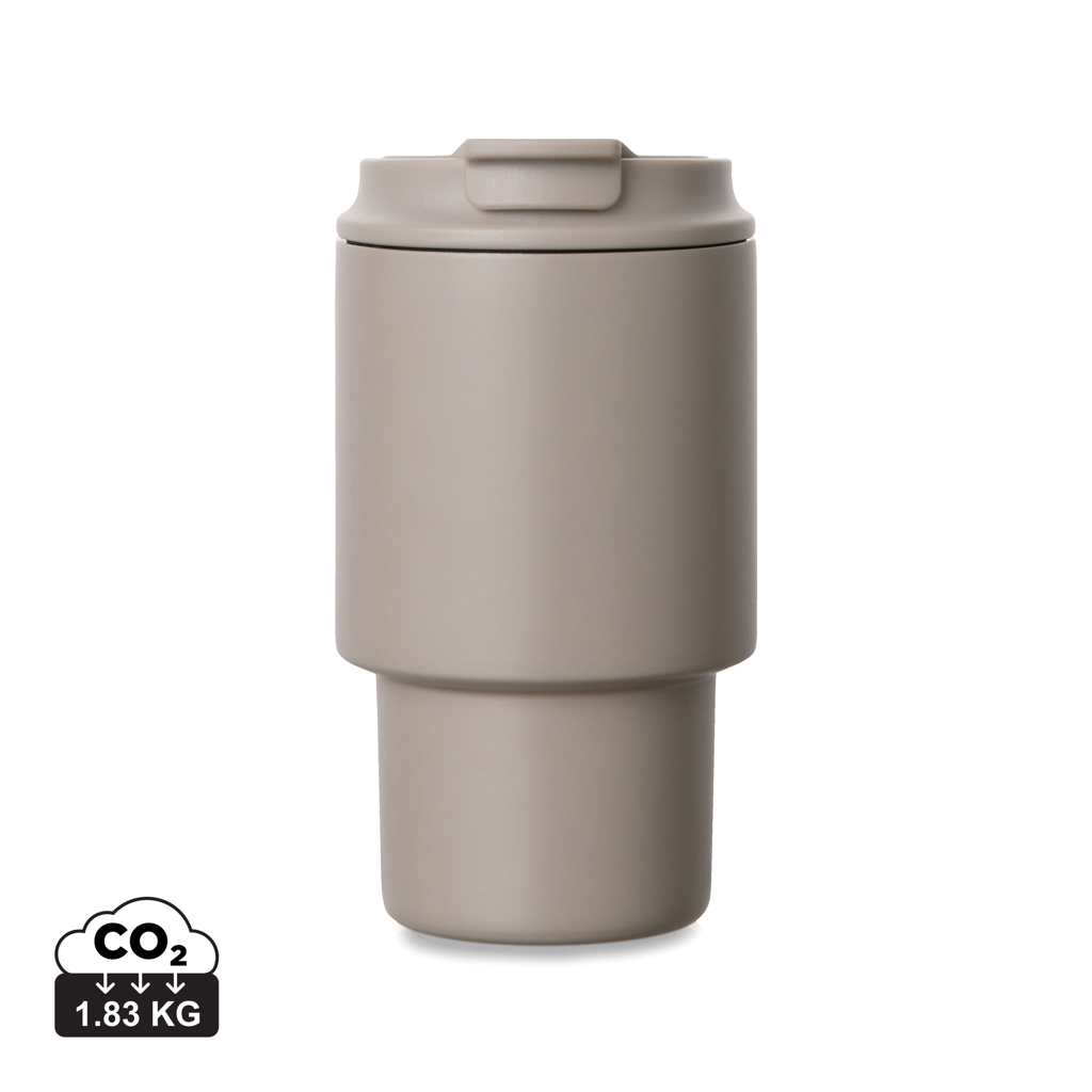 Tasse 350ml promotionnelle inox RCS Nagano VINGA Greige