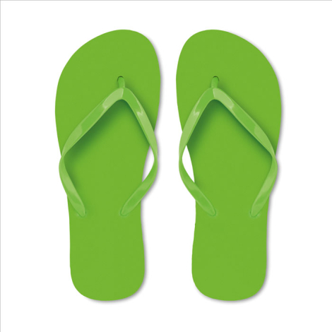 Tongs de plage promotionnelles PE taille M