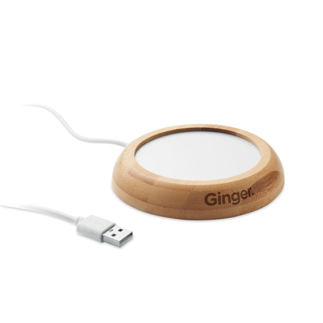 Chauffe-tasse en bambou à personnaliser Muglet