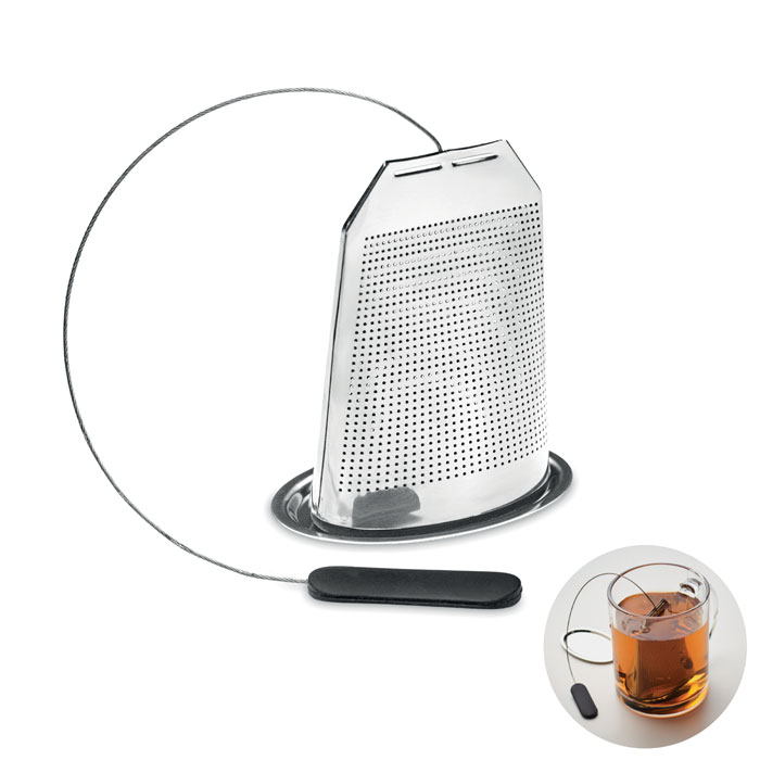 Infuseur à thé publicitaire acier inox Teafuser Noir