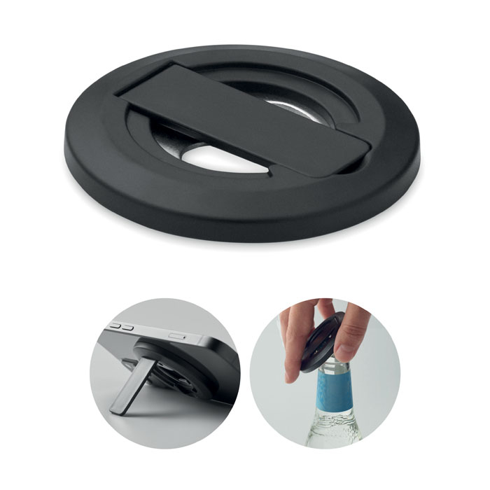 Support téléphone promotionnel décapsuleur Dosenuno Noir