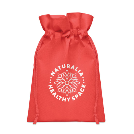 Petite pochette cadeau promotionnelle en RPET Okurimono