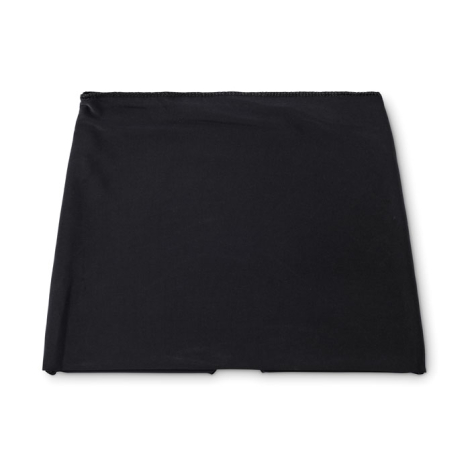 Masque de compression noir présenté à plat sur fond uni, sans marquage.