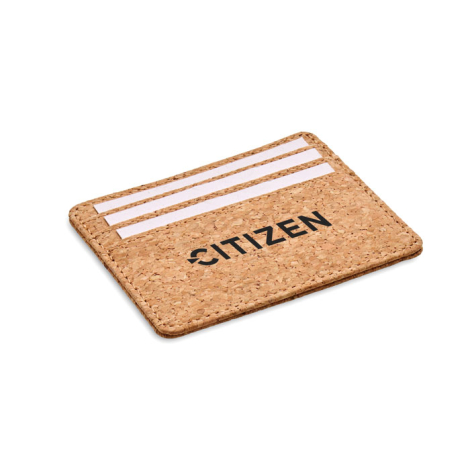 Porte-cartes en liège personnalisable RFID Wallk