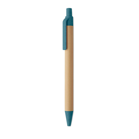 Stylo à bille publicitaire bambou Itea colour