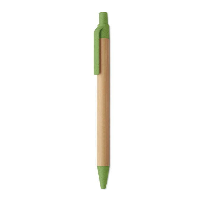 Stylo à bille publicitaire bambou Itea colour Vert