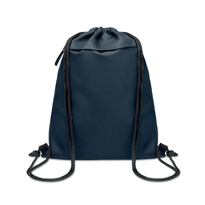 Sac à cordon personnalisable 600D RPET Bangkok Bag Bleu