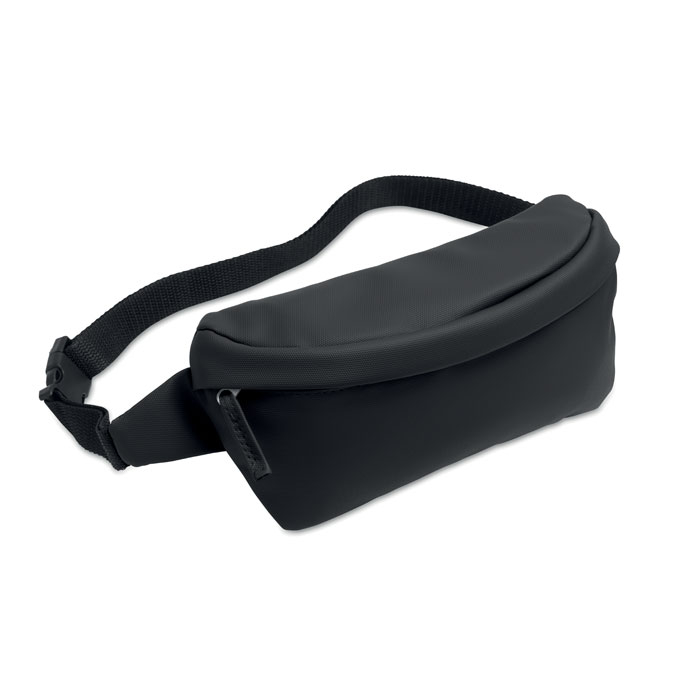 Sac banane publicitaire 600D RPET Bangkok Waist Noir