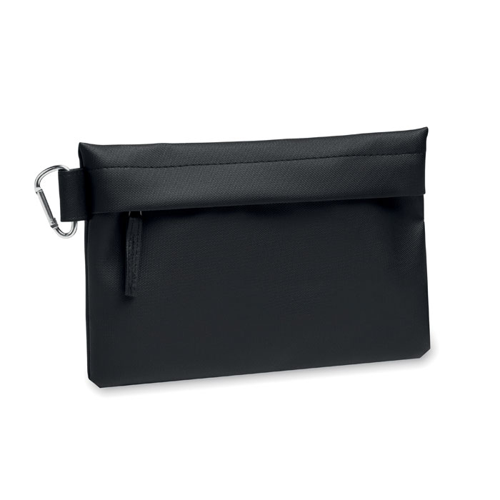 Pochette promotionnelle 600D RPET Carry Noir