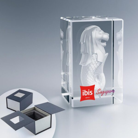 Bloc en verre personnalisable